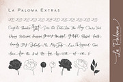 La Paloma Script + Catchwords, a Script Font by Callie Rian & Co. (Thumbnail 19 of 21)
