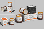 Candle Jar Mockup, a Packaging Mockup by Brand Earth (Thumbnail 1 of 4)