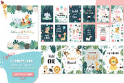 Cute safari set print and pattern, an Animal Illustration by Piixypeach (Thumbnail 2 of 10)