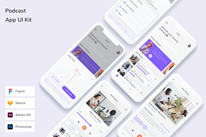 Podcast App UI Kit