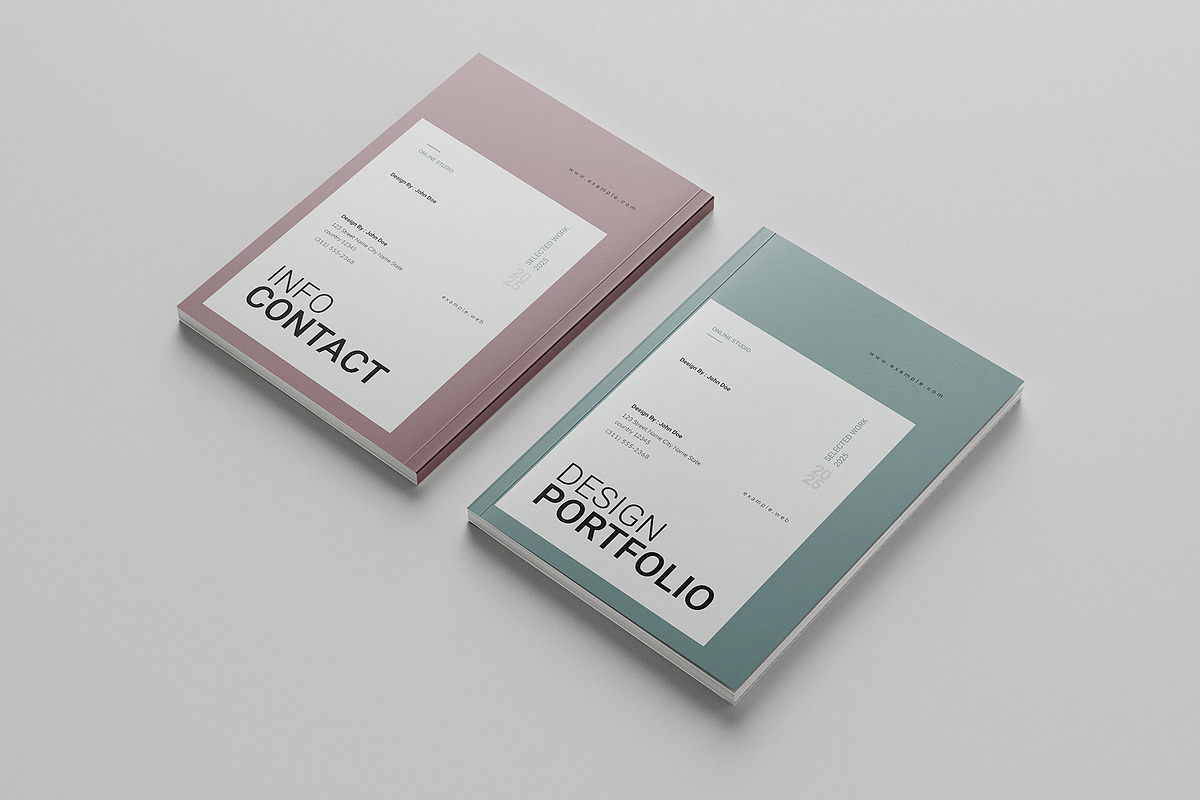 Design Portfolio and Resume Template, a Brochure Template by ElvinPrint (Photo 8 of 9)
