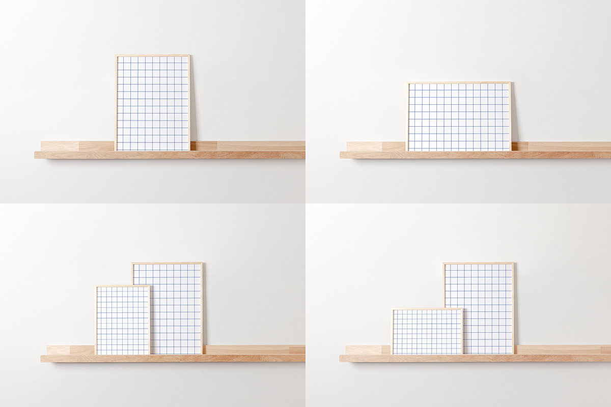 Wooden Frame Print - Mockup Bundle, a Product Mockup by Studio MVDM (Photo 2 of 8)