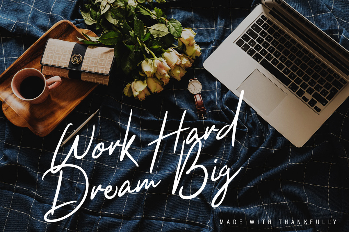 Thankfully Stylish Business Font preview 4