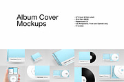 Vintage Album Cover Mockups, a Product Mockup by Likeapples (Thumbnail 1 of 9)