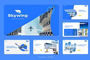 Aviation & Flight School PowerPoint, a Presentation Template by Pixslides (Thumbnail 2 of 7)