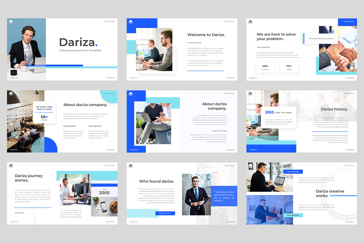Dariza - Company PowerPoint Template, a Presentation Template by BeadyLab (Photo 2 of 6)