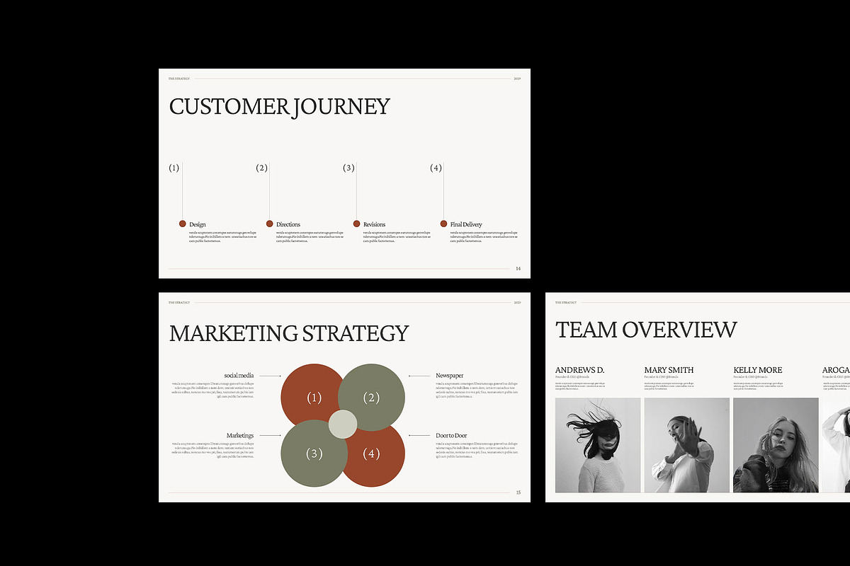 ROZA - Creative Brand Strategy Deck, a Presentation Template by Devators (Photo 4 of 6)