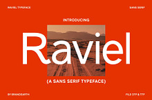 Raviel – A Refined Sans Serif