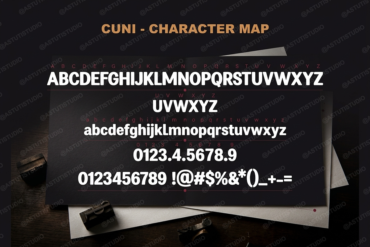 Cuni - Elegant Modern Serif Typeface, a Serif Font by Astuti Studio (Photo 3 of 25)