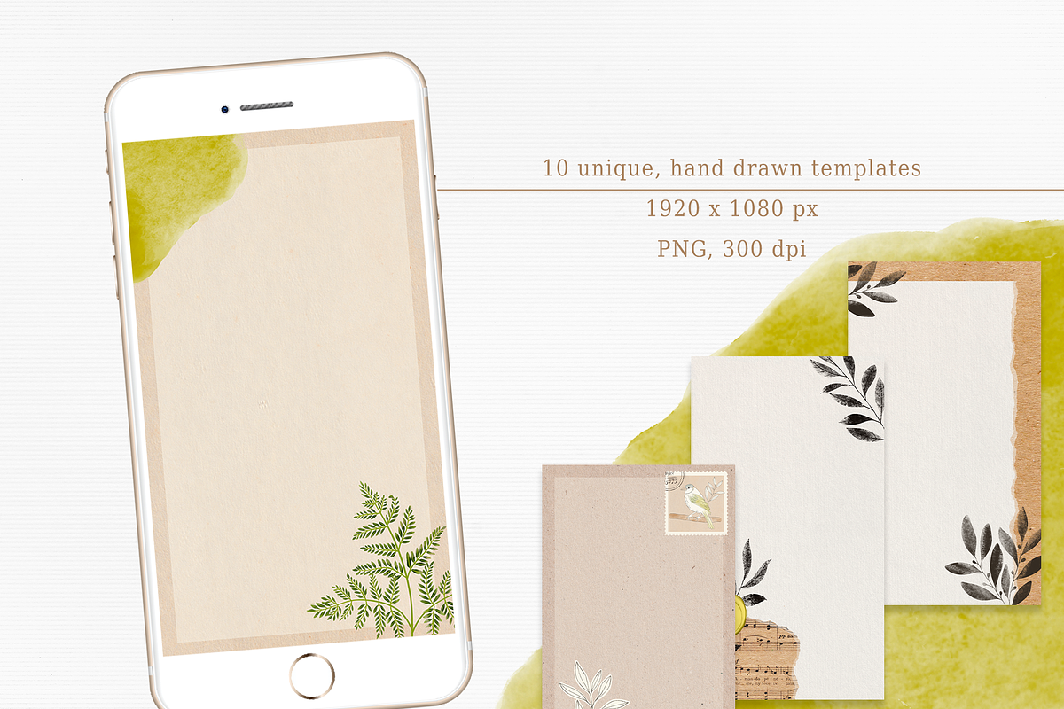Instagram story template Botanical, a Social Media Template by Oh Mia Studio (Photo 3 of 4)