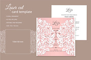 Laser cut invitation template, an Invitation Template by MARIA KOLYADINA (Thumbnail 1 of 2)