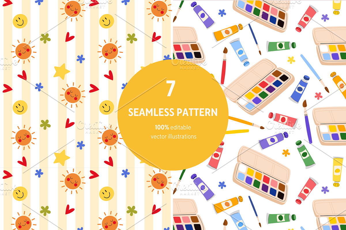 Back to school vector collection, an Education Illustration by Peviotadesign (Photo 6 of 13)