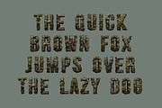Camouflage Font, a Sans Serif Font by Handmadefont (Thumbnail 6 of 14)