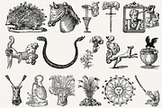 Procreate Occult Emblems Stamps, a Brush Add-On by Century Library (Thumbnail 9 of 10)
