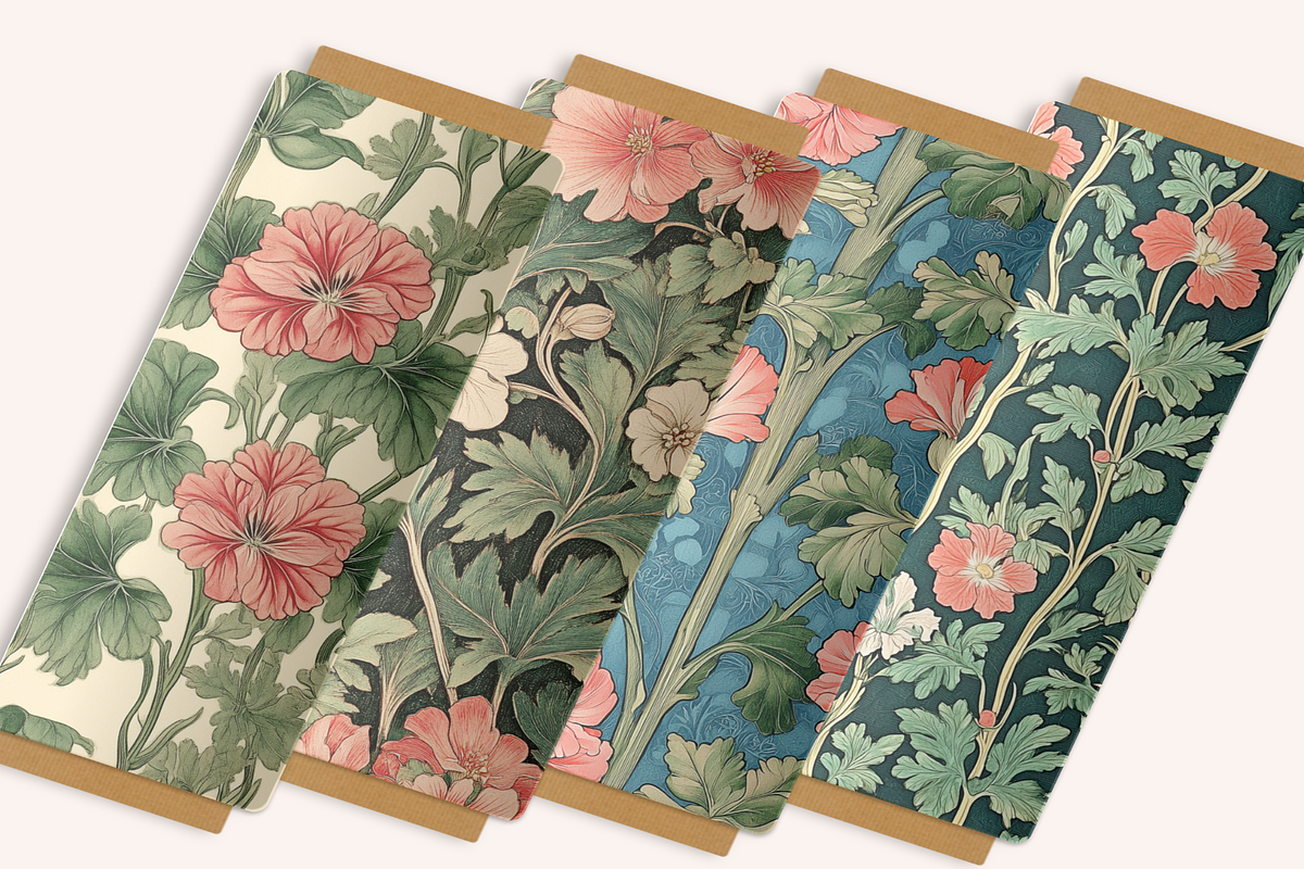 William Morris Geranium Seamless, a Pattern Graphic by PrintablesByFranklyn (Photo 6 of 10)
