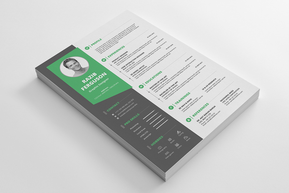 Resume, a Resume Template by Rongmistiry (Photo 6 of 8)