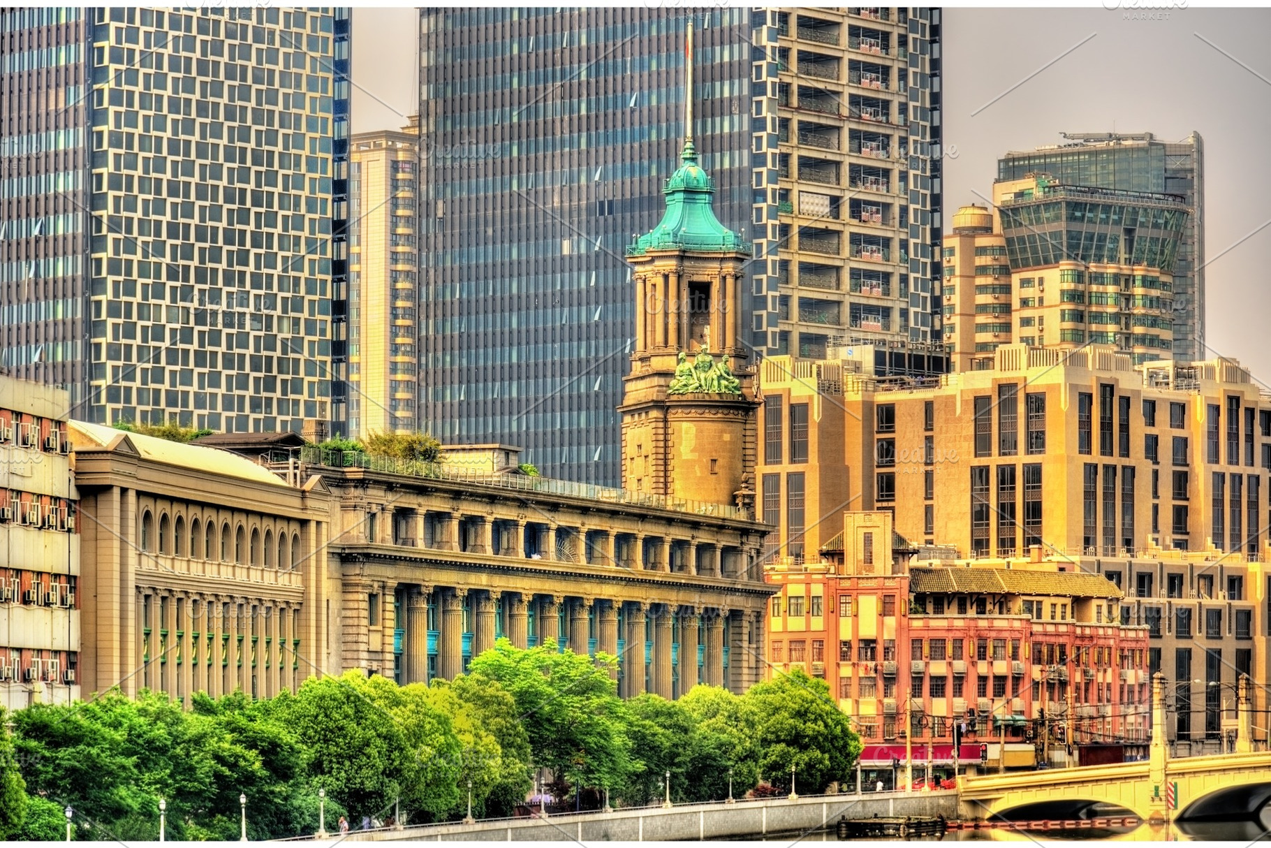 General Post Office Building in Shanghai, an Architecture Photo by Leonid Andronov