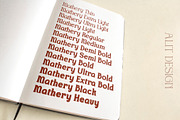 Mathery Typeface, a Serif Font by alit design (Thumbnail 13 of 18)