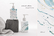 Watercolor Blue Abstract Background, a Background Graphic by Yorda Studio (Thumbnail 8 of 10)