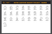 Retro Cartoon Mascot Toolkit, a Brush Add-On by Brian Ritter Design (Thumbnail 11 of 13)