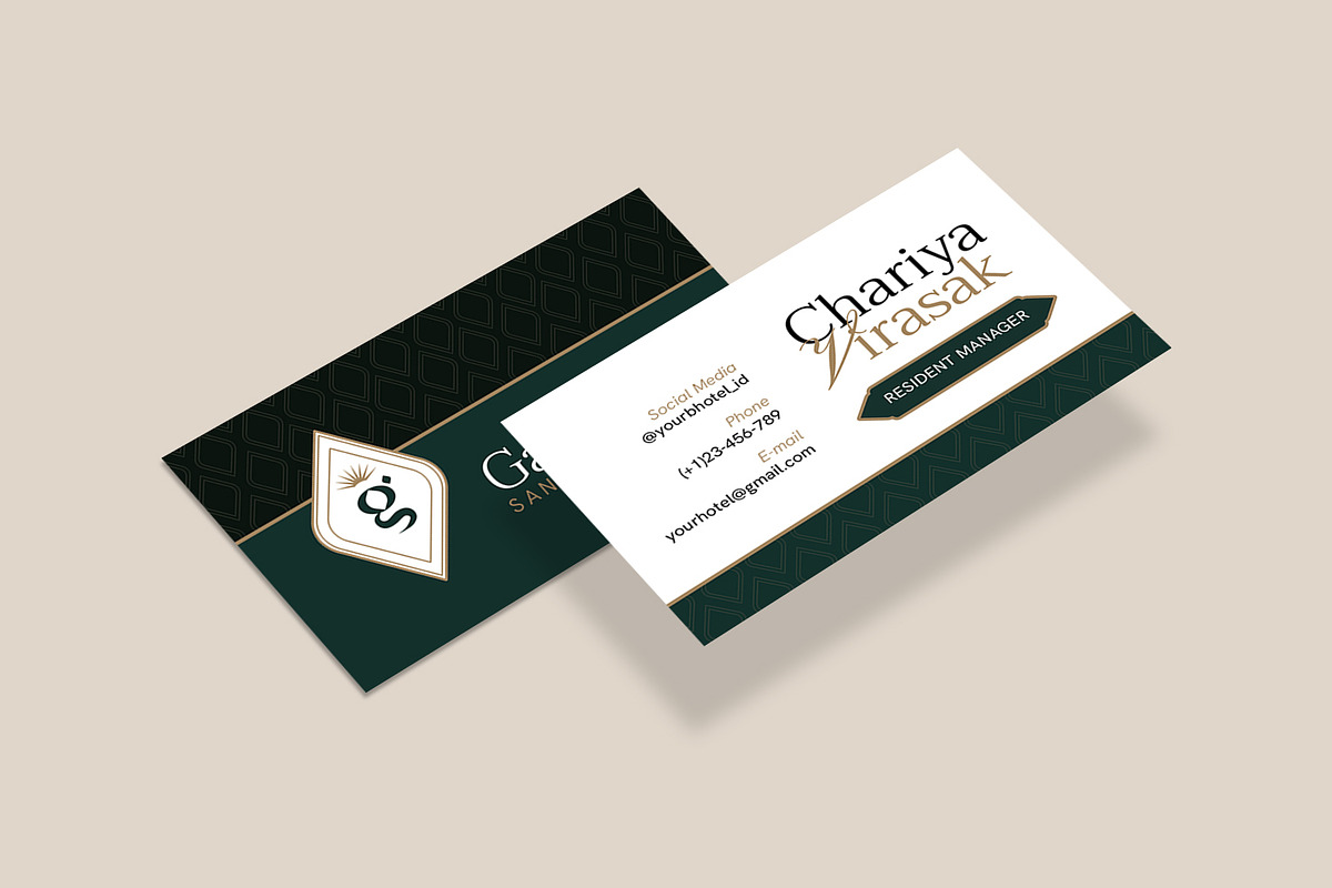 Gandhara Sanctuary - Business Card, a Business Card Template by Fannan Studio (Photo 3 of 3)