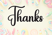 Candy | Script Font, a Handwritten Font by Scratchones (Thumbnail 9 of 9)