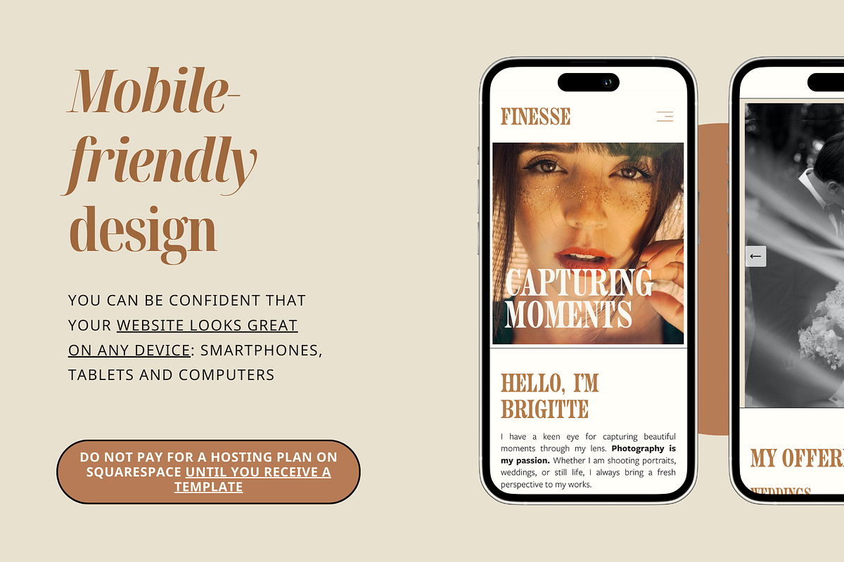 Photographer Squarespace Template, a Squarespace Template by Eden Origin Studio (Photo 10 of 11)