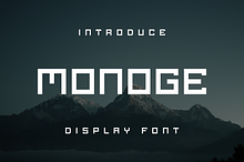 Monage Modern Font