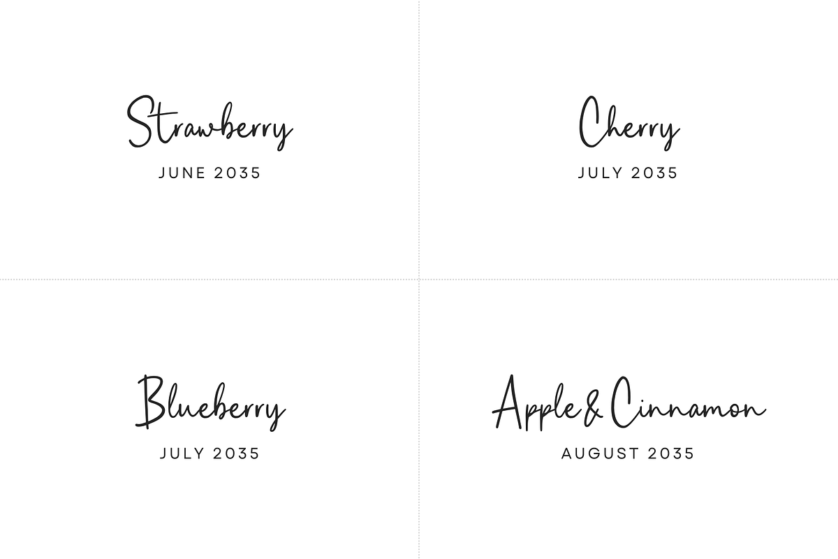 Charisty - Script Font, a Script Font by Creavibes Design (Photo 5 of 11)