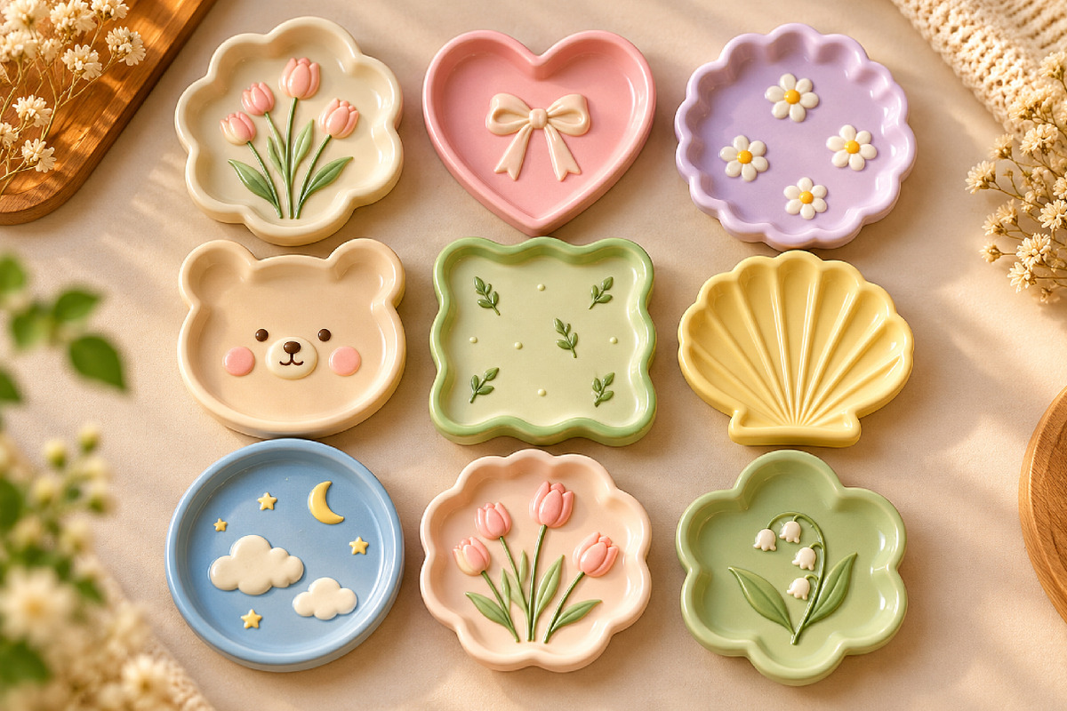 Pastel Decorative Trinket Dish STL, an Object 3D Model by Layerology (Photo 1 of 3)