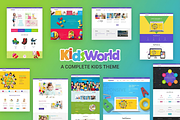 Kids Heaven Children WordPress Theme, a WordPress Template by ThemesRain (Thumbnail 1 of 3)
