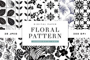 Floral Seamless Pattern Paper, a Pattern Graphic by BusyDaydesign (Thumbnail 1 of 9)