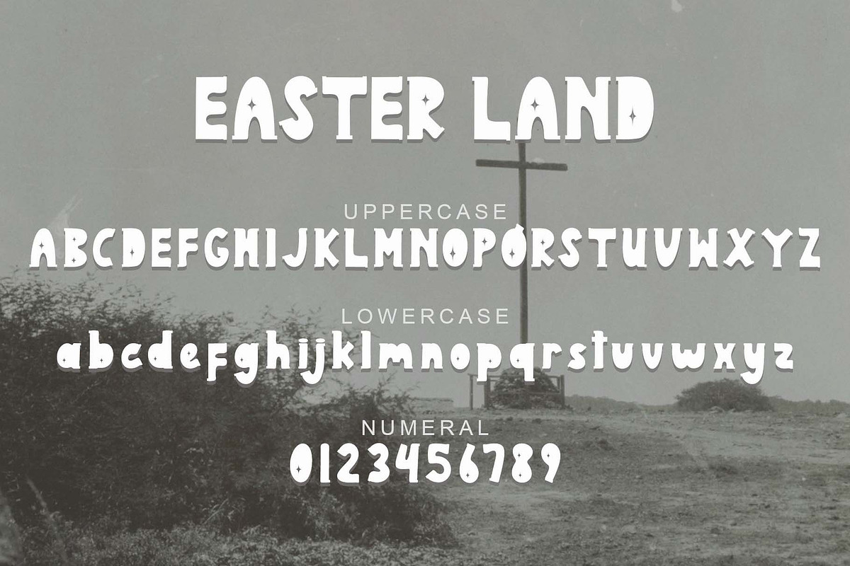 Easter Land, a Blackletter Font by Yoga Letter (Photo 5 of 6)