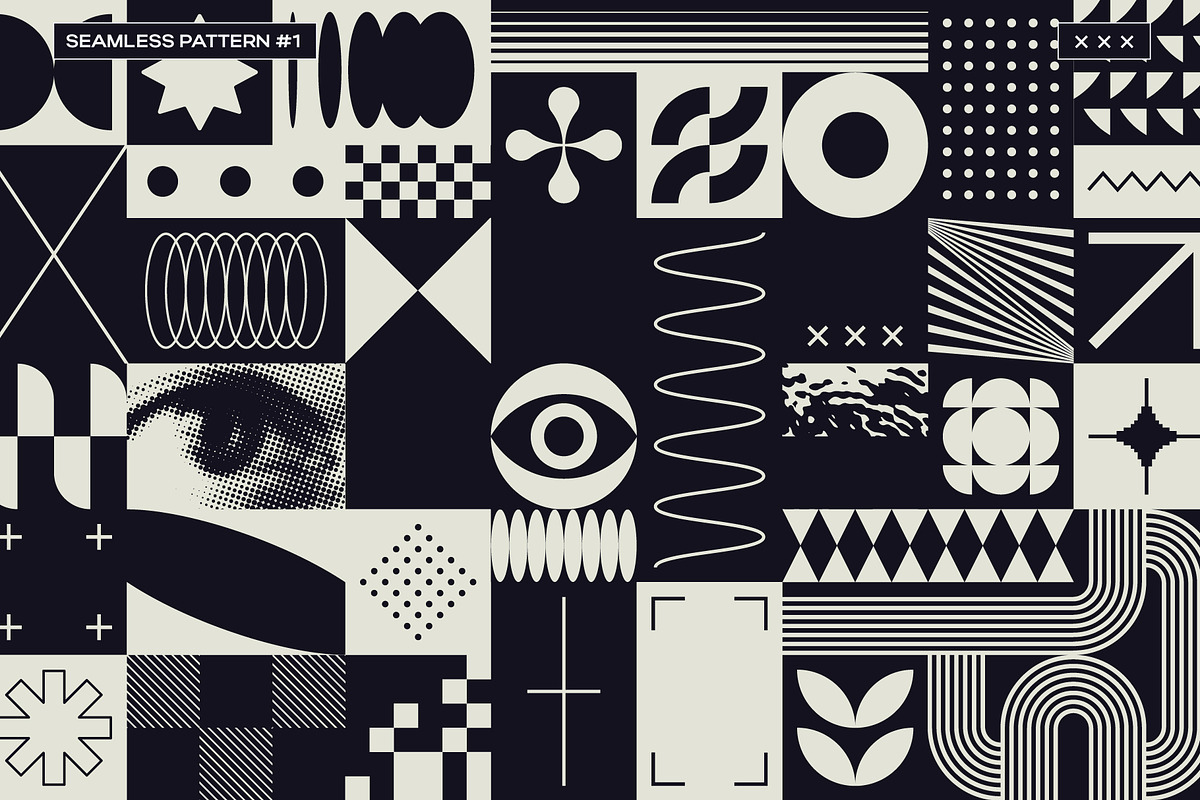 Brutalist Blocks Vector Pack, a Decorative Illustration by Vecster (Photo 8 of 16)