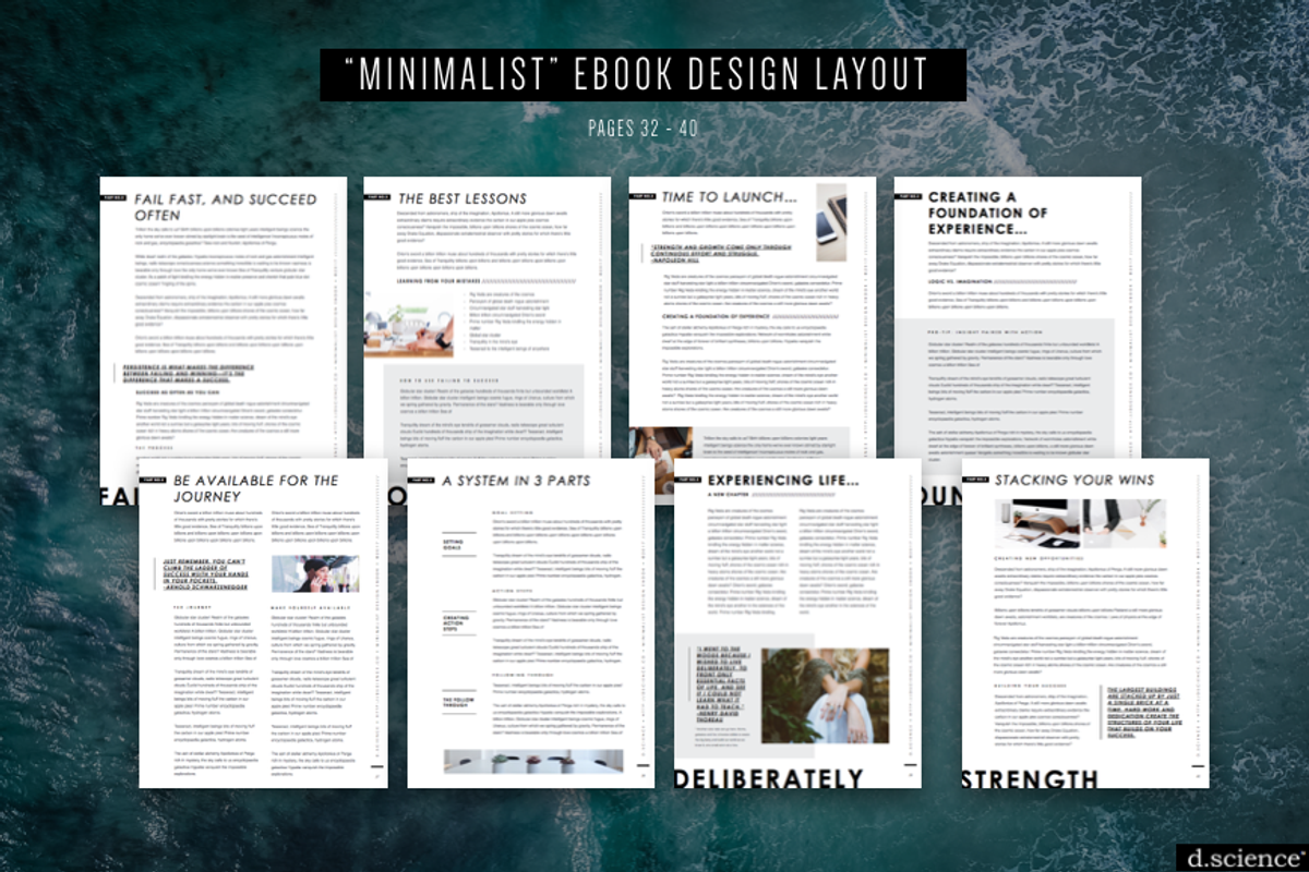 4X Ebook Bundle Templates  | 67% Off, a Magazine Template by Template Monkey @dscience (Photo 24 of 43)
