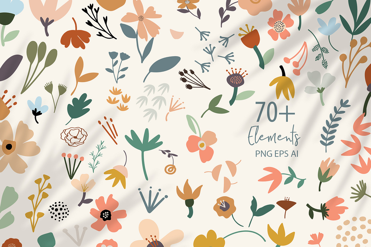 Modern Garden Floral Collection #2, an Illustration by Sweet Fig (Photo 4 of 13)
