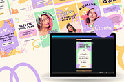 150 Pastel IG Story Canva Template, a Templates & Theme by TemplateCastleStore (Thumbnail 5 of 10)