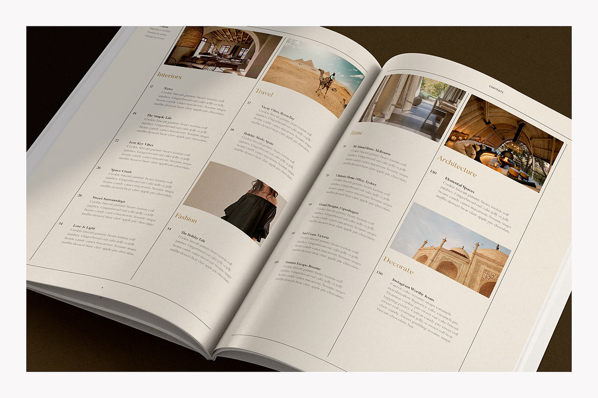 AURORA / Lifestyle Magazine Template, a Magazine Template by Circular (Photo 8 of 10)