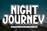 Night Journey | Script Font, a Script Font by Scratchones (Thumbnail 1 of 8)