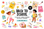 Back to School Vector Bundle, an Education Illustration by vik.stock (Thumbnail 1 of 7)