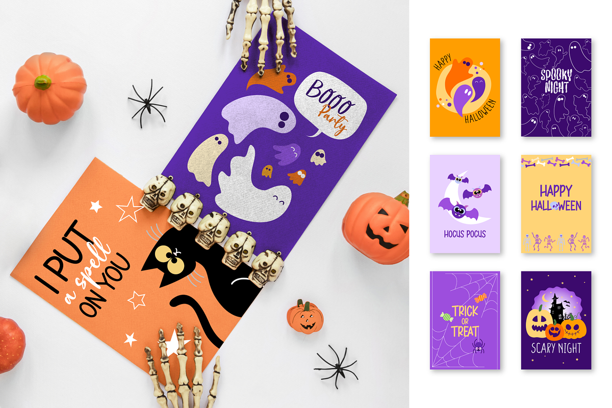 Spooky Halloween - Cards & Patterns, a Pattern Graphic by LiSA Creative Mood (Photo 8 of 11)