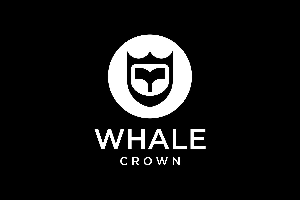 Whale Crown Logo Design, a Branding & Logo Template by Buqancreative (Photo 3 of 4)