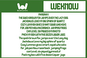 The More You font, a Sans Serif Font by weknow (Thumbnail 5 of 7)