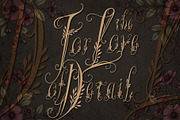 Wanderin Autumn Artisan Floral font, a Script Font by HypeWorksCo (Thumbnail 9 of 28)