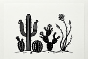 60 Desert Cactus Floral Silhouette, a Seasonal Illustration by Amazin_art (Thumbnail 10 of 35)