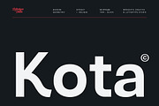 Kota Sans Modern Geometric Family, a Sans Serif Font by Lettertype Studio (Thumbnail 1 of 15)
