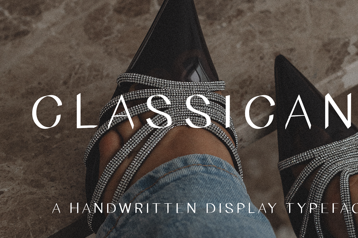 Classicana | Handwritten Display, a Sans Serif Font by OneTen The Studio (Photo 2 of 5)