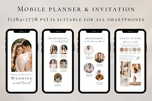 Wedding Mood Board Mobile Template