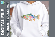 Lake Fish Clipart, 24 PNG Bundle, an Animal Illustration by Enliven Designs (Thumbnail 4 of 8)