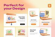 Business Laptop 3D Icon, an Object 3D Model by Burntilldead (Thumbnail 5 of 7)
